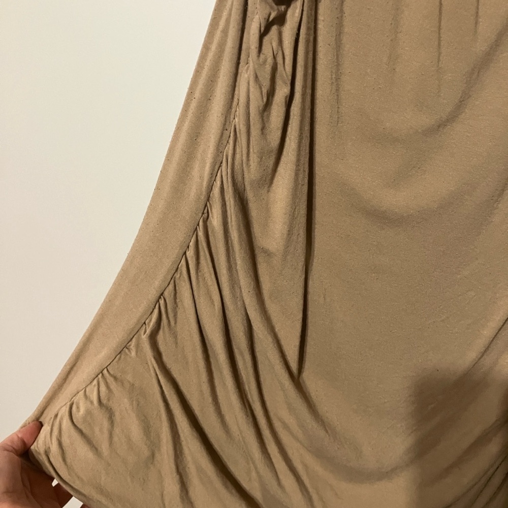 Addition Elle Tan Ruched Tank Top - Picture 2 of 4